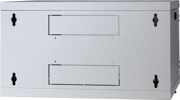 EFB EFB 48,26cm επιτοίχια θήκη ΓΚΡΙ 4HE βάθος 400mm 1-κομμάτι πλήρως συναρμολογημένο RAL7035 αφαιρούμενα πλευρικά τοιχώματα κλειδωμένο