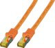 Καλώδιο Patch EFB EFB Cat6a S/FTP LSZH με καλώδιο Cat7 1,5m ΠΟΡΤΟΚΑΛΙ 10 Gigabit Ethernet 600MHz 4x2xAWG26/7 Ανθεκτικό στη Φλόγα Χαμηλού Καπνού