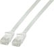 EFB RJ45 επίπεδο καλώδιο σύνδεσης U/UTP, κατηγορία 6A, PVC, 1μ, λευκό (K8107WS.1)