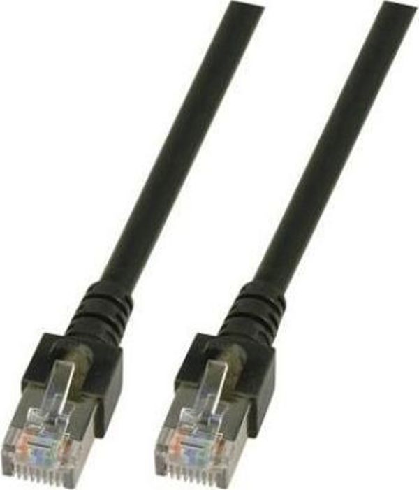 EFB Czarny kabel sieciowy Cat5e 7,5 m Cat5e SF / UTP (S-FTP) (K5456.7.5)