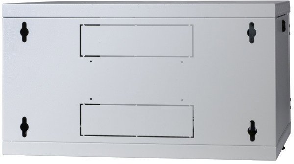 EFB 48,26cm επιτοίχιο περίβλημα ΓΚΡΙ 21HE βάθος 600mm 1-κομμάτι πλήρως συναρμολογημένο RAL7035 αφαιρούμενα πλευρικά τοιχώματα κλειδωμένο