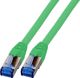EFB EFB RJ45 Patchkabel S/FTP Cat6A Superflex LSZH ΠΡΑΣΙΝΟ Μήκος 10m 10Gbit 500MhZ 100 τοις εκατό χαλκός με Cat 7 Rohkabel