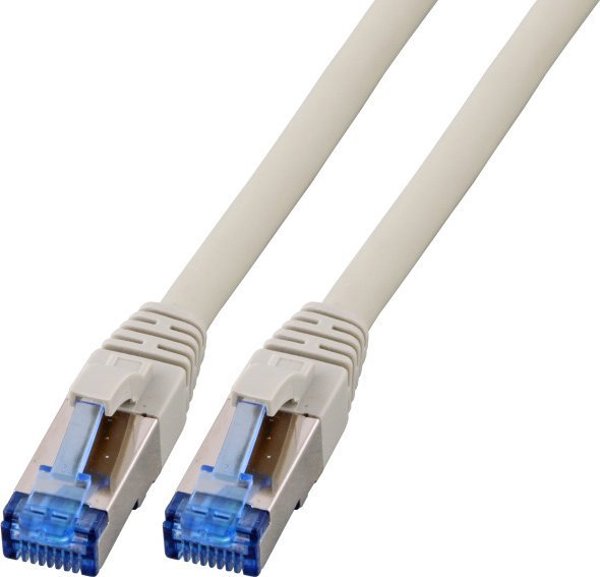 Καλώδιο Patch RJ45 EFB S/FTP Cat6A Superflex LSZH ΓΚΡΙ Μήκος 25m 10Gbit 500MhZ 100 τοις εκατό χαλκός με καλώδιο Cat 7