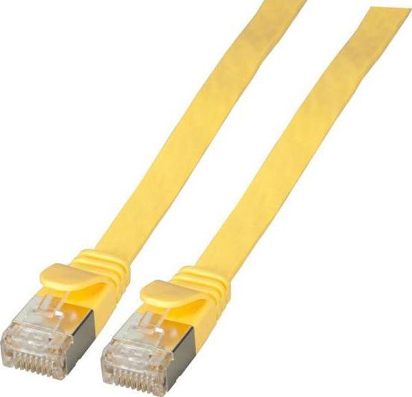 EFB Flat Καλώδιο RJ45 U/FTP, κατηγορία 6A, PVC, 2 μέτρα, κίτρινο