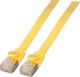 EFB Flat Καλώδιο RJ45 U/FTP, κατηγορία 6A, PVC, 2 μέτρα, κίτρινο
