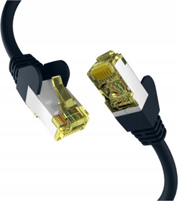 EFB EFB CAT6a ΜΑΥΡΟ 15m Καλώδιο Patch S/FTP PIMF