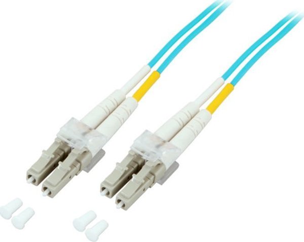 EFB EFB LWL Καλώδιο Duplex Jumper LC-LC 50/125 OM3 25 Μέτρα LSZH Χωρίς Αλογόνα aqua 2.0mm ελεγμένο με πρωτόκολλο μέτρησης