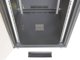 EFB 19Zoll Netzwerkschrank OFFICE SERIE 18HE 600X800 RAL9005 Schwarz IP20 komplett vormontiert und zerlegbar Glasfront 45KG Traglast