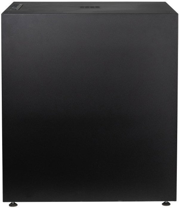 EFB 19Zoll Netzwerkschrank OFFICE SERIE 18HE 600X800 RAL9005 Schwarz IP20 komplett vormontiert und zerlegbar Glasfront 45KG Traglast