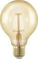Λάμπα LED EGLO E27 G80 Globe, Θερμό Λευκό Φως 2200K