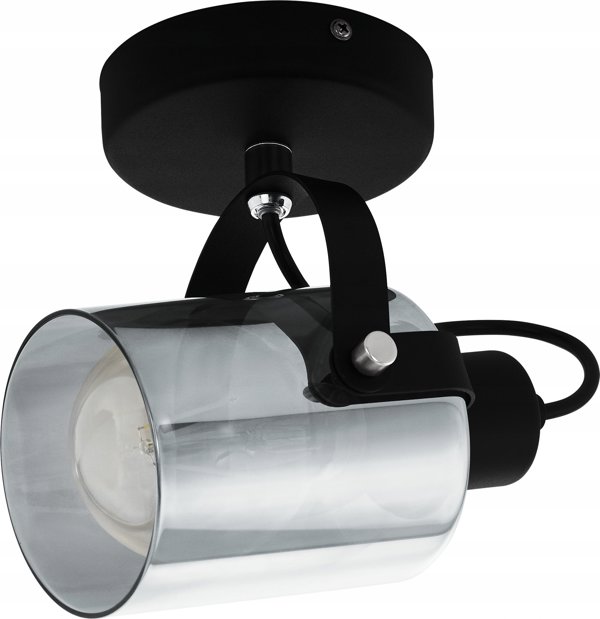 EGLO SPOT LIGHT BERREGAS E27 BLACK/CHROME