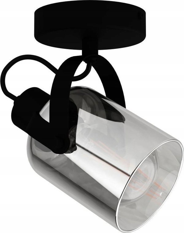 EGLO SPOT LIGHT BERREGAS E27 BLACK/CHROME