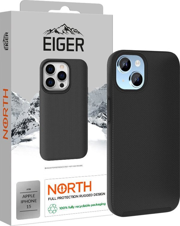 Eiger Eiger North Case iPhone 15 schwarz