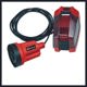 Einhell Einhell cordless clear water pump GE-SP 18 LL Li, submersible / pressure pump (red/black, Li-ion battery 4Ah)