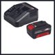 Einhell Einhell cordless clear water pump GE-SP 18 LL Li, submersible / pressure pump (red/black, Li-ion battery 4Ah)