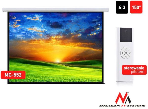 Οθόνη για προβολέα Maclean MC-552