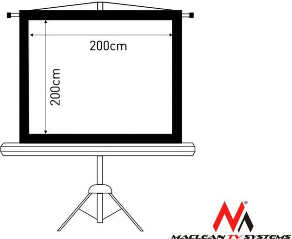 Οθόνη για προβολέα Maclean MC-680