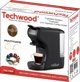 Μηχανή καφέ κάψουλας Techwood Μηχανή καφέ κάψουλας Techwood TCA-196N (μαύρο) 12521477 3760115719026
