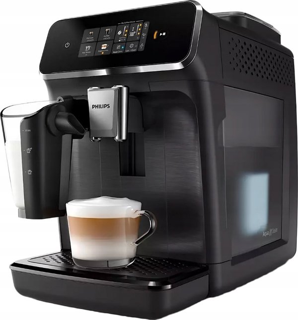 Philips Αυτόματη Μηχανή Espresso 1500W Πίεσης 15bar με Μύλο Άλεσης Μαύρη (EP2330/10) (PHIEP2330-10)