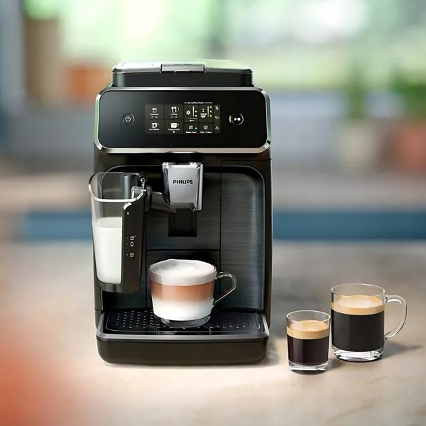 Philips Αυτόματη Μηχανή Espresso 1500W Πίεσης 15bar με Μύλο Άλεσης Μαύρη (EP2330/10) (PHIEP2330-10)