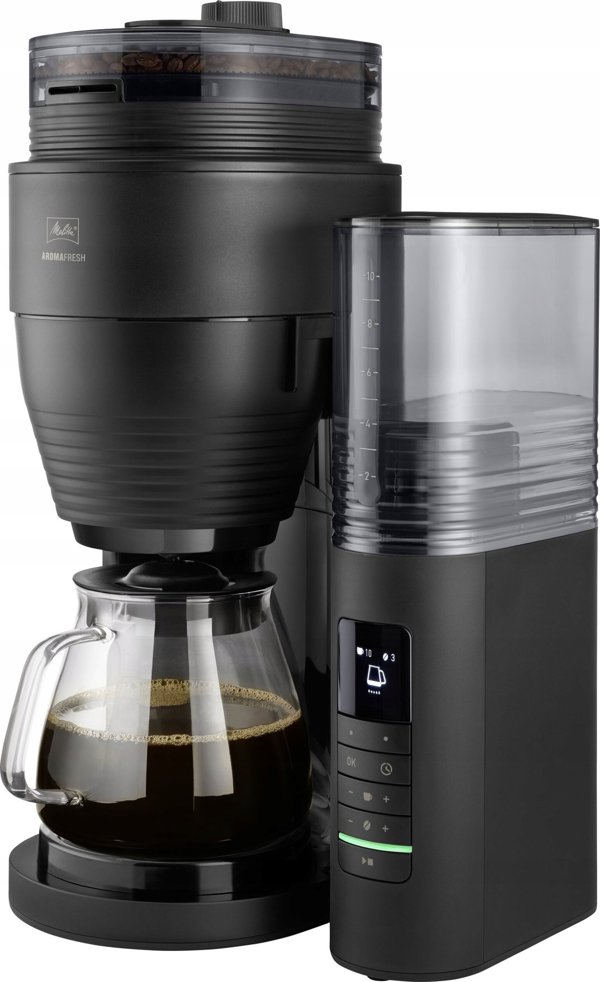 Καφετιέρα φίλτρου Melitta Melitta - AromaFresh II PRO Matt Black - Καφετιέρα φίλτρου με ενσωματωμένο μύλο 13550911 4006508225491