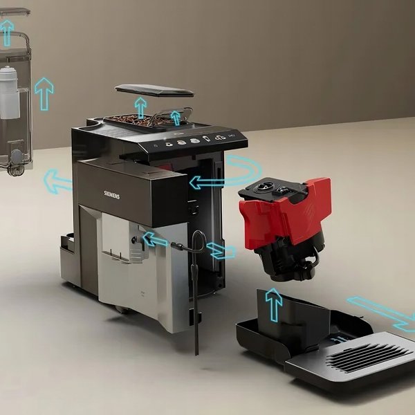 Siemens EQ.500 TP515R01 Μηχανή Καφέ Bean to Cup - Μεταλλικό Μαύρο