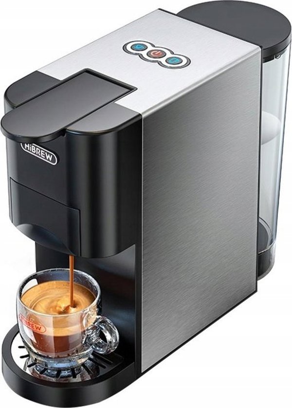 Μηχανή κάψουλας HiBREW 4 σε 1 με πίεση 19 bar 1450W H3A