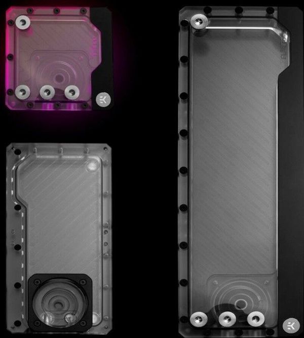 EK Water Blocks EK-Quantum Kinetic FLT 120 D5/DDC Body D-RGB - Plexi