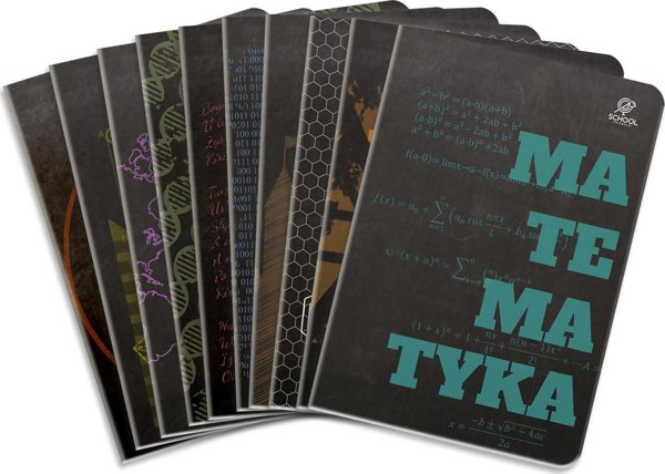 Elanders Θεματικό Τετράδιο A5/64K Black Pack (10τμχ)