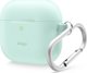 Elago Θήκη Σιλικόνης για AirPods 4 με Καραμπίνερ - Χρώμα Μέντας - Εγγύηση Ασφαλείας
