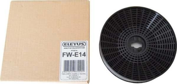 Φίλτρο απορροφητήρα Eleyus Eleyus FW-E14 Άνθρακα, Ποσότητα ανά συσκευασία 1