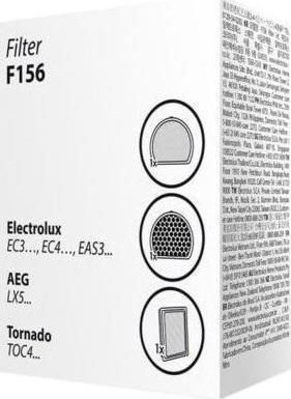 Σετ φίλτρων για ηλεκτρική σκούπα Electrolux EASE C4 (F156)