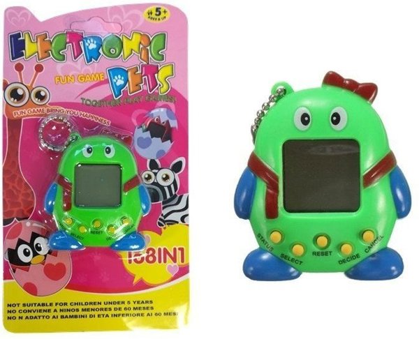 Ηλεκτρονικό Ζωάκι Tamagotchi με Φιόγκο Πράσινο