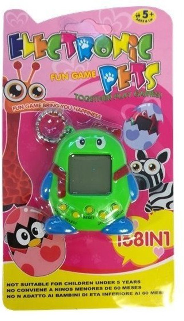 Ηλεκτρονικό Ζωάκι Tamagotchi με Φιόγκο Πράσινο