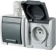 Elektro-Plast AQUANT Διπλή πρίζα με γείωση 2x2P+Z IP65 (1242-65)