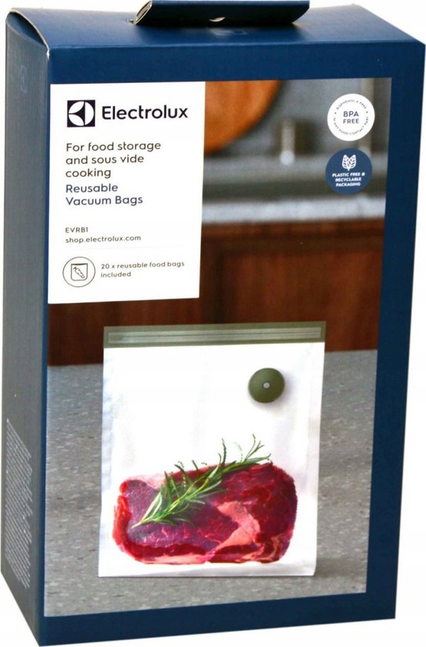 Σετ σακούλες ηλεκτρικής σκούπας Electrolux EVRB1, 23 εκ. x 26 εκ., 20 τεμ.