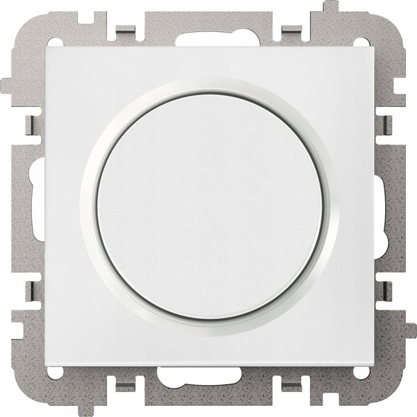 Elektro-Plast Vestra Περιστροφικός ροοστάτης LED χωρίς πλαίσιο εντοιχισμένος IP20 λευκός 3807-10