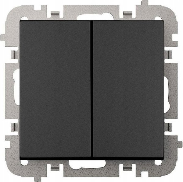 Elektro-Plast Διπλός Διακόπτης Σκάλας Santra 4118-19, 250V 10A, Λευκό