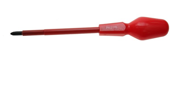 Ηλεκτρικό κατσαβίδι VDE PH1 x 125 mm, 1000 V