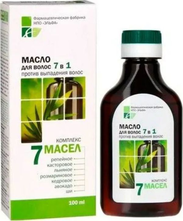 Elfa Farm Λάδι Μαλλιών 7 σε 1 Κατά της Τριχόπτωσης 100ml