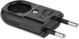 Elgotech Επίπεδο βύσμα με λαβή χωρίς γείωση Euro 2,5A 250V μαύρο (WTP2C-2)