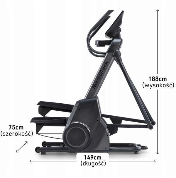 Ελλειπτικό μηχάνημα NORDICTRACK X16 + iFit 1 έτους συνδρομή