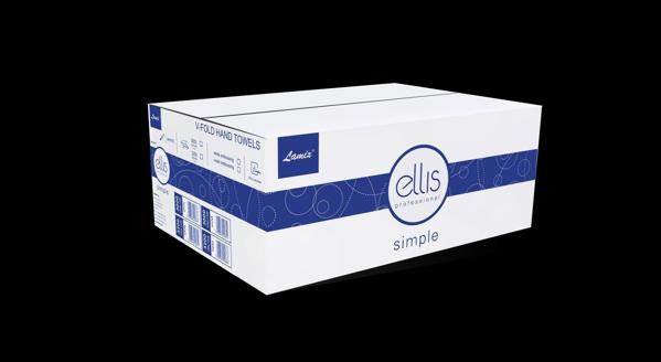 Πετσέτα Ellis 21x22cm λευκό σχέδιο 20x150 φύλλα 2837