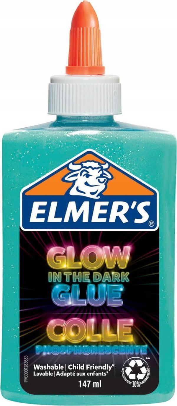 Elmers Elmers Κόλλα Χειροτεχνίας που Φωσφορίζει στο Σκοτάδι Μπλε 147ml-Μπουκάλι