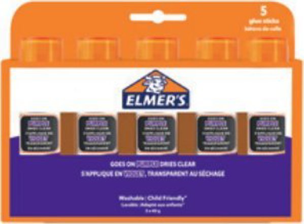 Elmers Elmers Στικ Κόλλας Εξαφανιζόμενο Μωβ 40G - Πακέτο 5
