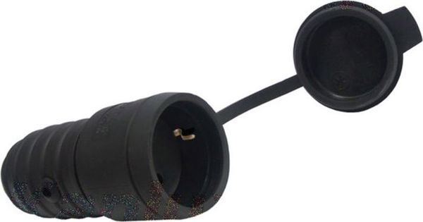 ELS Elektrotechnika Πρίζα Σούκο 16A IP44 GRIP GP/S, Αδιάβροχη, Γκρι