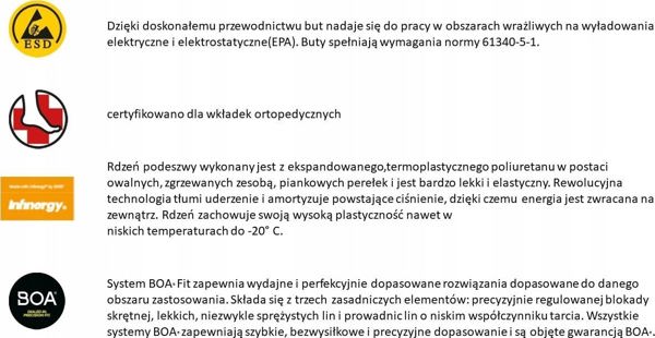 Elten Batai ELTEN Maddox Boa Low ESD S3 SRC, μαύρο/κόκκινο 43 10725589 4030839353233