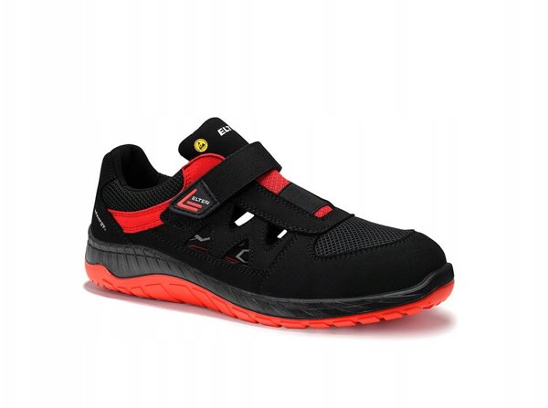 Elten Παπούτσια ELTEN Lonny Red Easy ESD S1P, μαύρα/κόκκινα 48 10369246 4030839348017