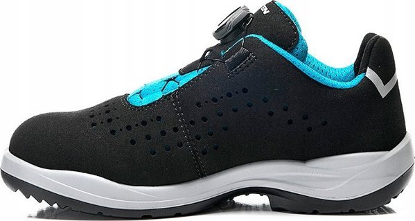 Elten Mot. παπούτσια ELTEN Impulse Lady Boa Aqua Low ESD S1P, μαύρα 42