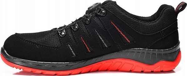 Elten Batai ELTEN Maddox Boa Low ESD S3 SRC, μαύρο/κόκκινο 45